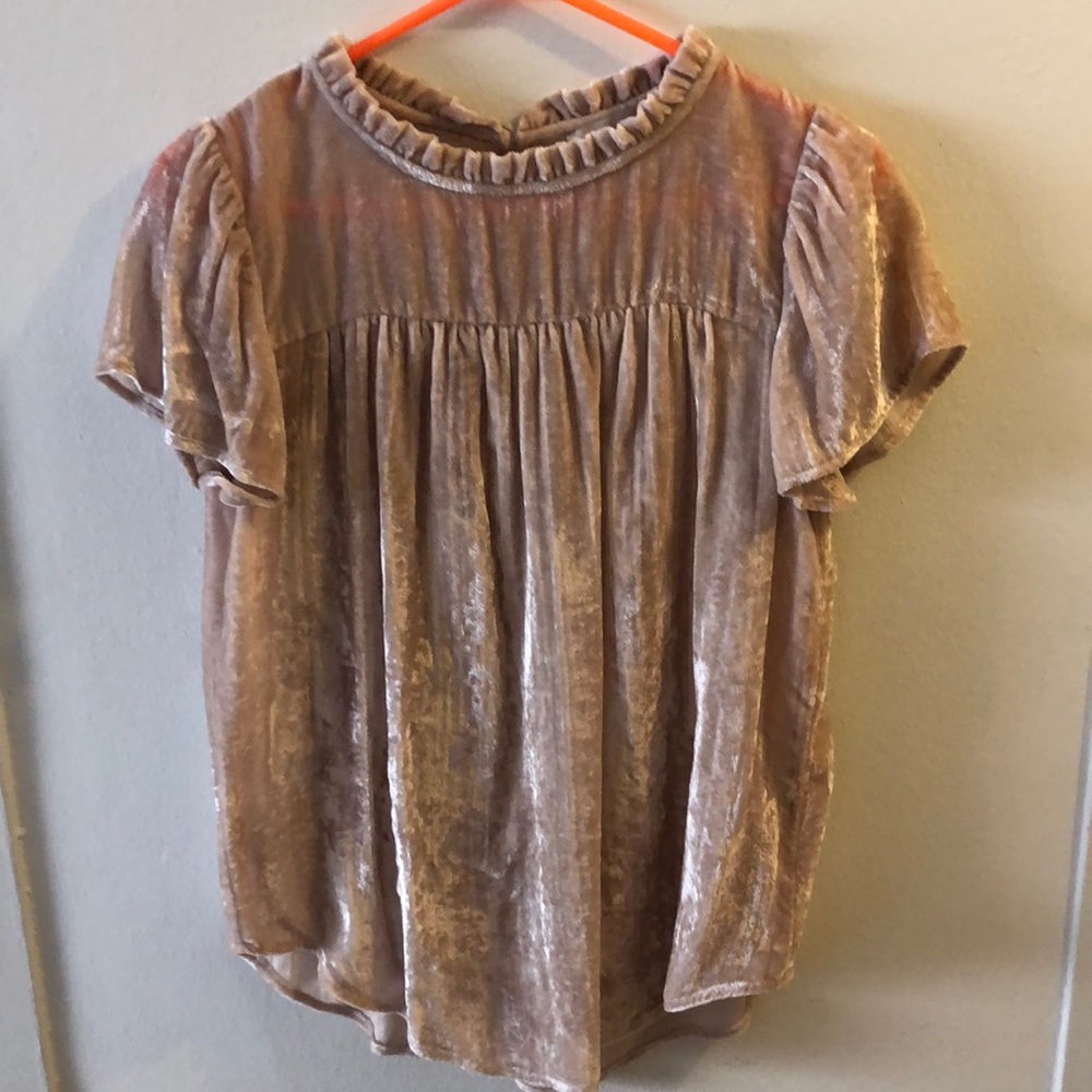 Velvet top